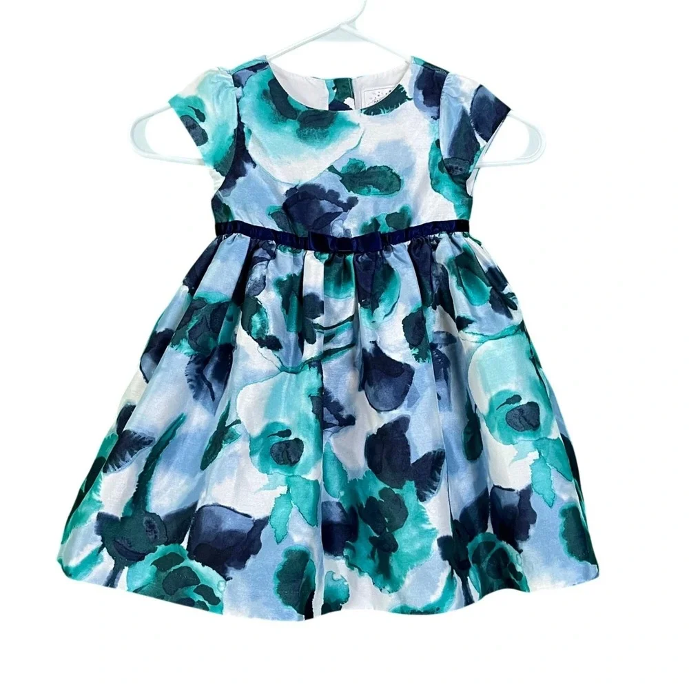 Gymboree Dressed Up Set‎ 3 Girls Toddler 2T Plaid Floral Event Formal Wedding